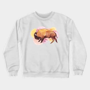 Colorful Buffalo Running Crewneck Sweatshirt